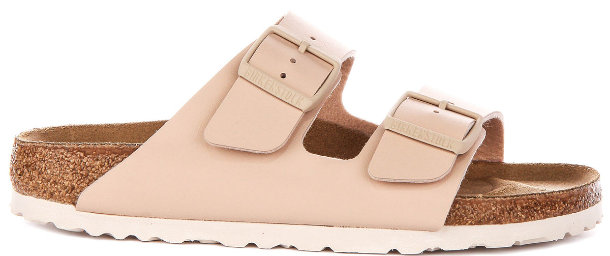 Sandali Birkenstock Arizona | Birko-Flor beige da donna - Calzata stretta