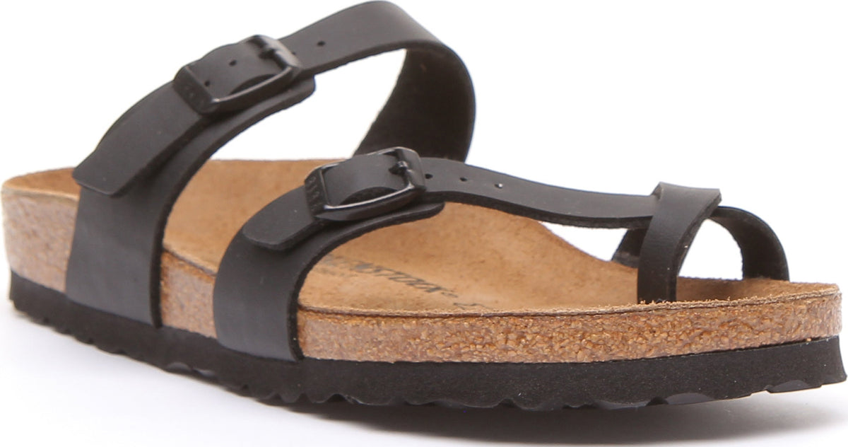 Sandali Birkenstock Mayari | pelle nabuk nera da donna