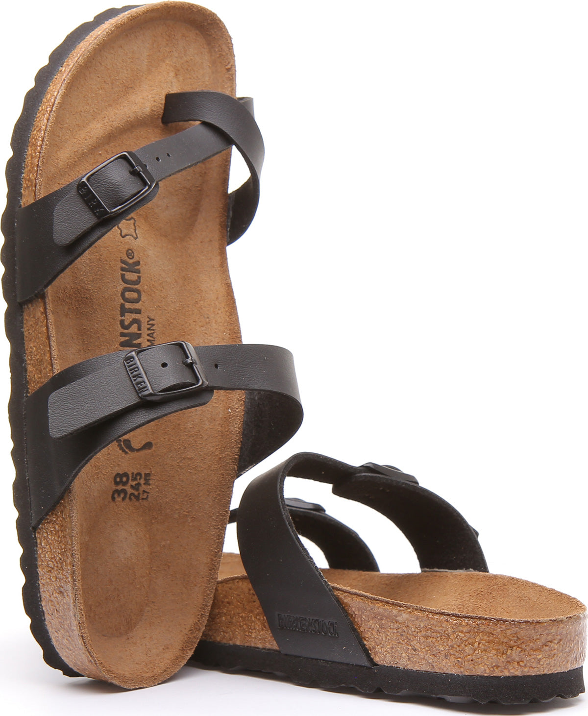Sandali Birkenstock Mayari | pelle nabuk nera da donna