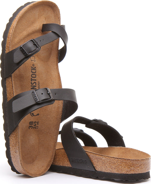Sandali Birkenstock Mayari | pelle nabuk nera da donna