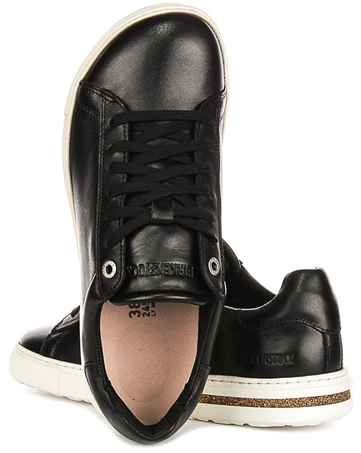 Zapatillas Birkenstock Bend Low | Piel auténtica negra para hombres y mujeres - Ajuste regular