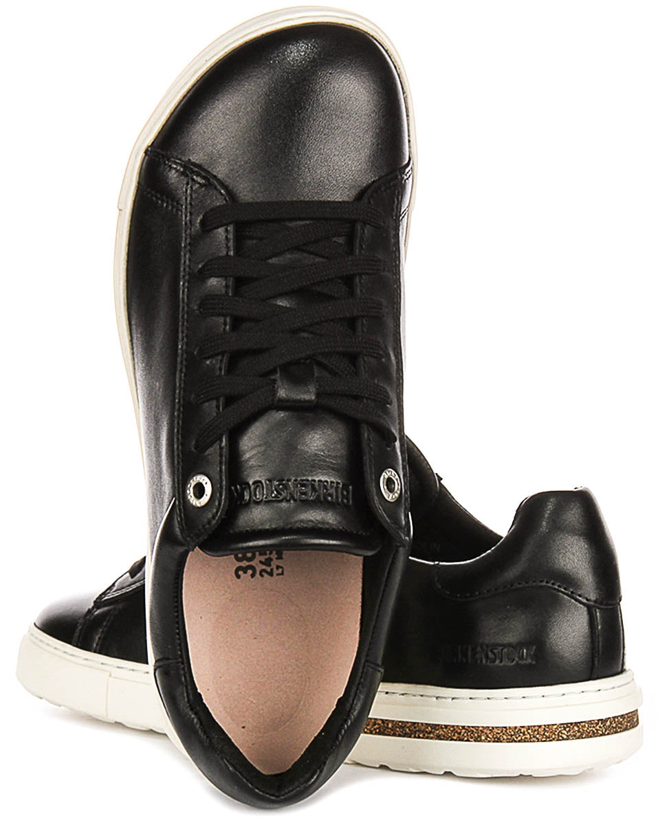 Zapatillas Birkenstock Bend Low | Piel auténtica negra para hombres y mujeres - Ajuste regular