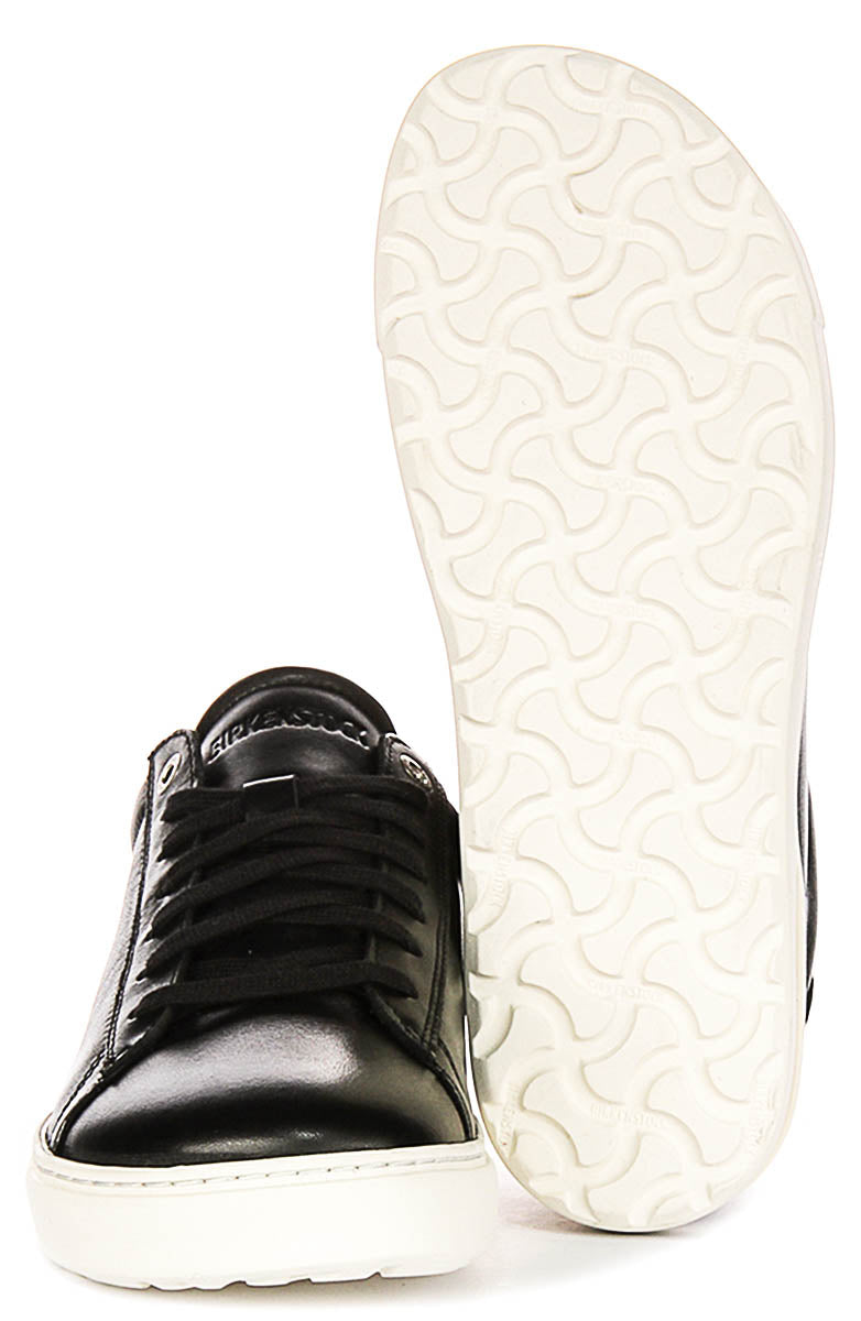 Zapatillas Birkenstock Bend Low | Piel auténtica negra para hombres y mujeres - Ajuste regular