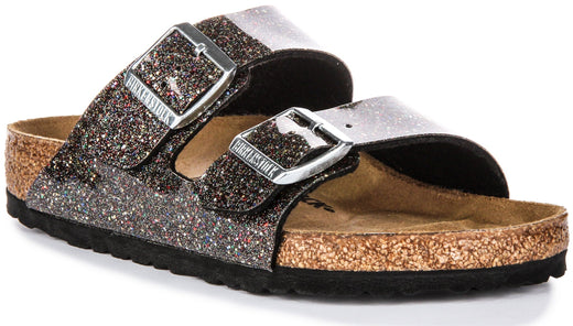 Sandali Birkenstock Arizona | Birko-Flor nero - Multicolore per bambini