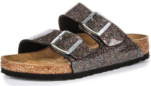 Sandali Birkenstock Arizona | Birko-Flor nero - Multicolore per bambini