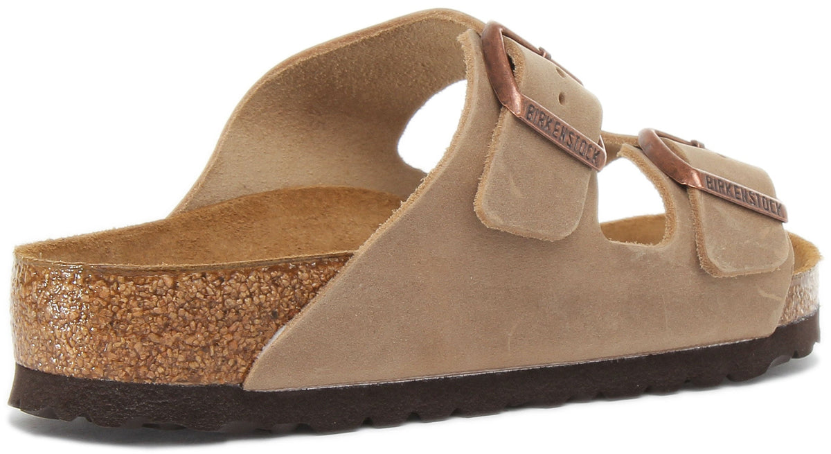Sandali Birkenstock Arizona | Pelle nabuk marrone per donna