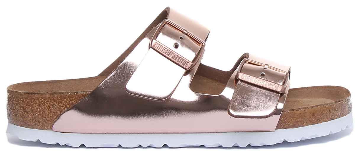 Birkenstock Arizona-sandalen | Koperkleurig Birko-Flor - zacht voetbed voor dames