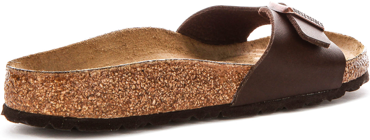 Sandali Birkenstock Madrid | Birko-Flor marrone scuro da donna - Calzata stretta