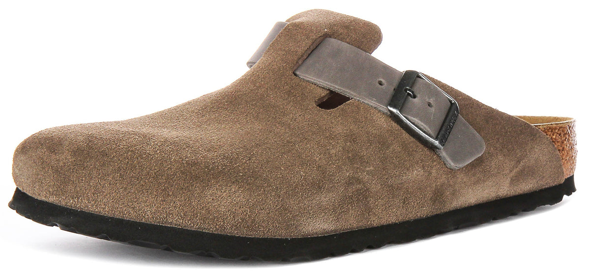 Zoccoli Birkenstock Boston | Birko-Flor marrone da uomo e donna