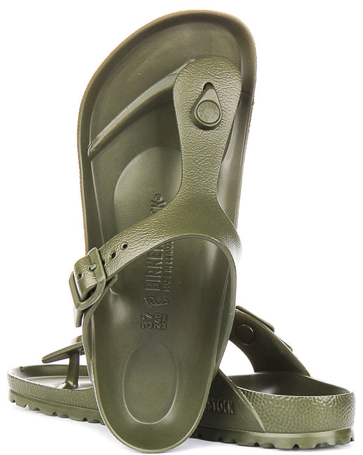 Birkenstock Gizeh-sandalen | Kaki EVA voor dames en heren - Normale pasvorm