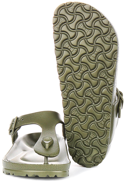 Birkenstock Gizeh-sandalen | Kaki EVA voor dames en heren - Normale pasvorm