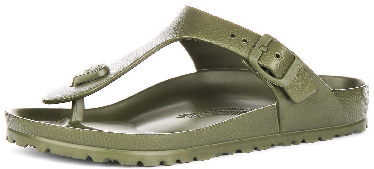 Birkenstock Gizeh-sandalen | Kaki EVA voor dames en heren - Normale pasvorm
