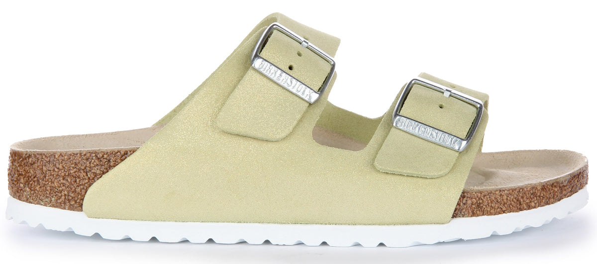 Sandali Birkenstock Arizona | Pelle scamosciata verde chiaro per uomo e donna