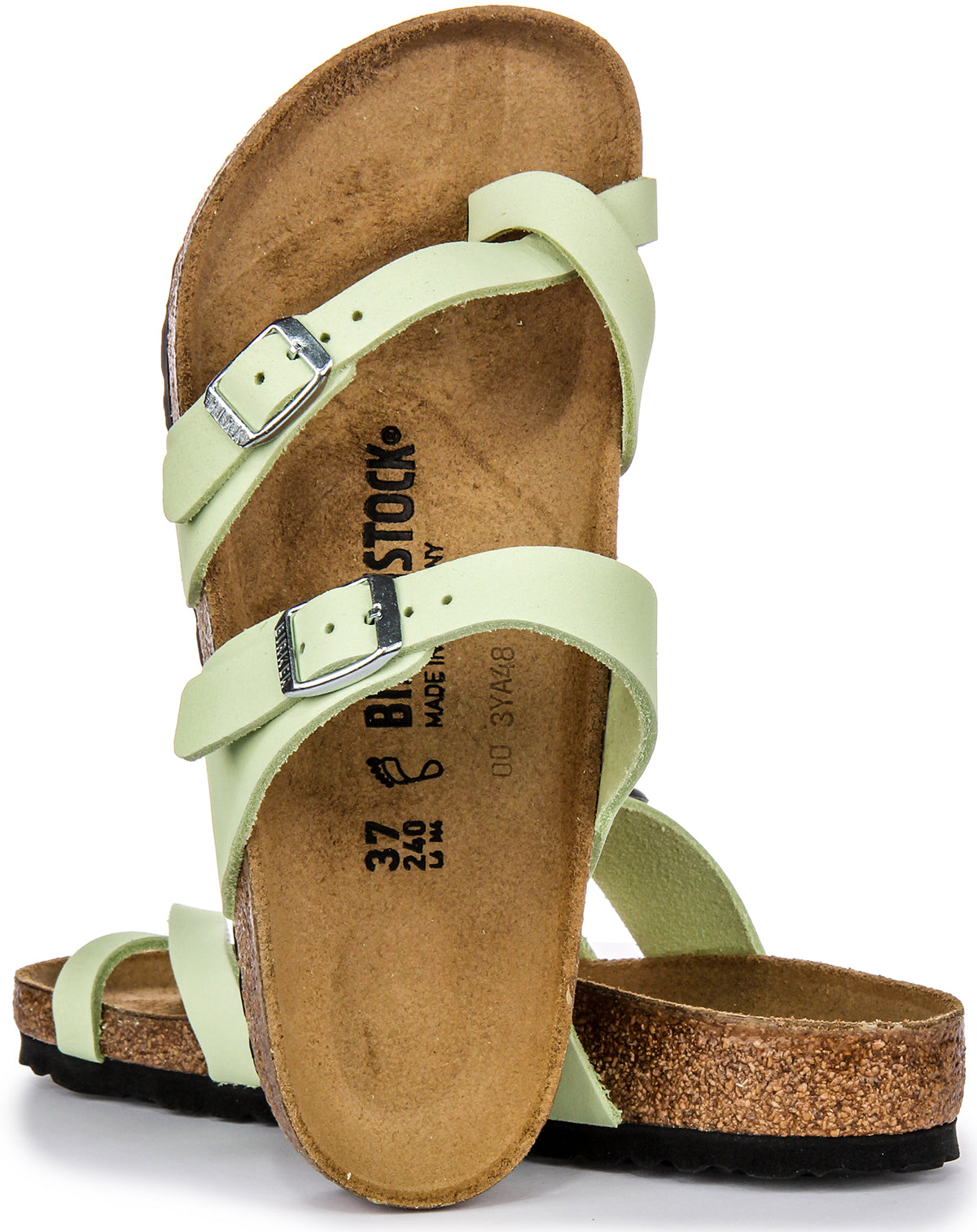 Birkenstock Mayari Sandals | Pelle nabuk color lime da donna