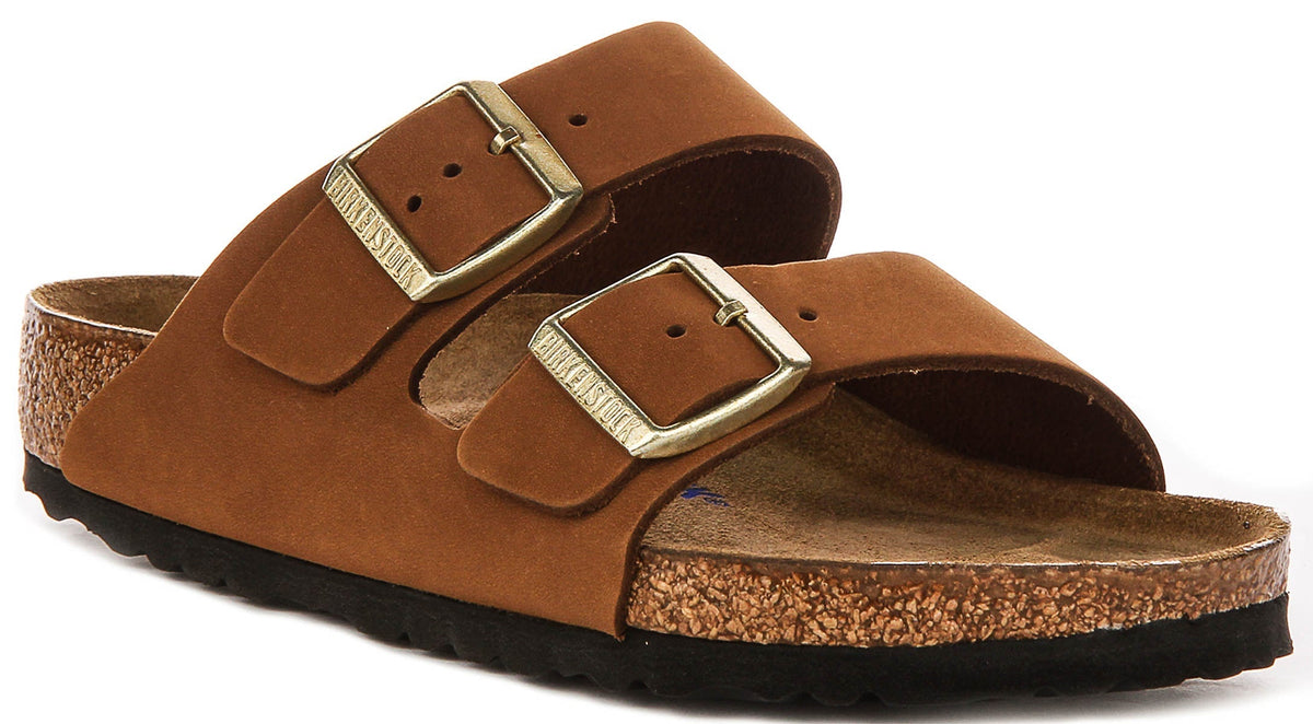 Sandalias Birkenstock Arizona | Birko-Flor visón para mujer - Ajuste normal