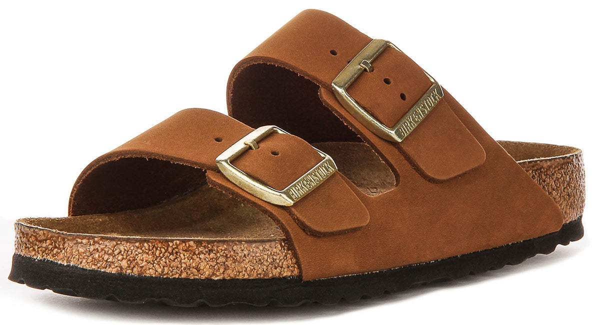 Sandalias Birkenstock Arizona | Birko-Flor visón para mujer - Ajuste normal