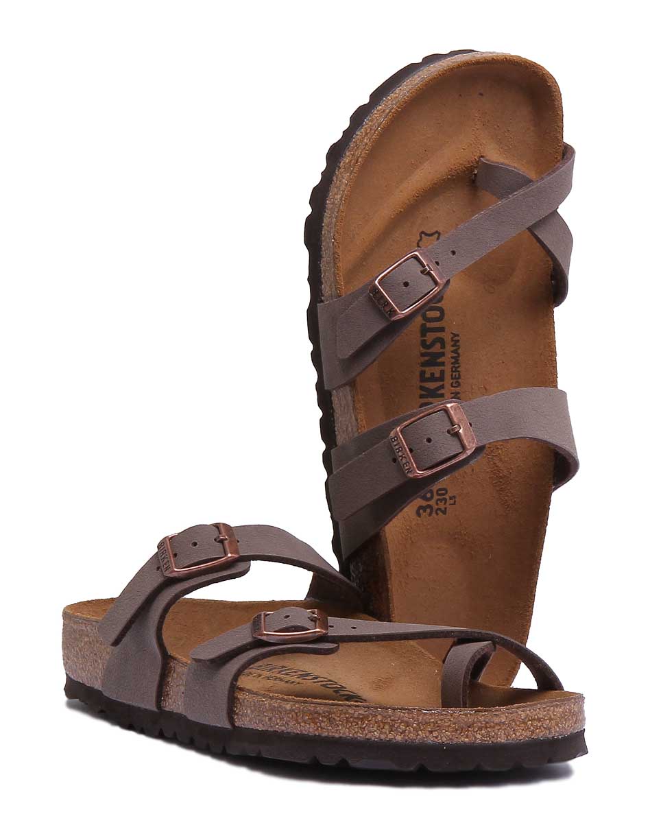 Sandales Birkenstock Mayari | Birko-Flor moka pour femmes