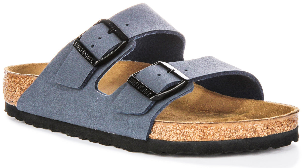 Birkenstock Arizona Sandals | Birko-Flor blu navy da bambino - vestibilità regolare