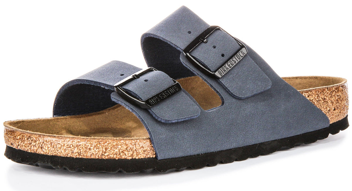 Birkenstock Arizona Sandals | Birko-Flor blu navy da bambino - vestibilità regolare