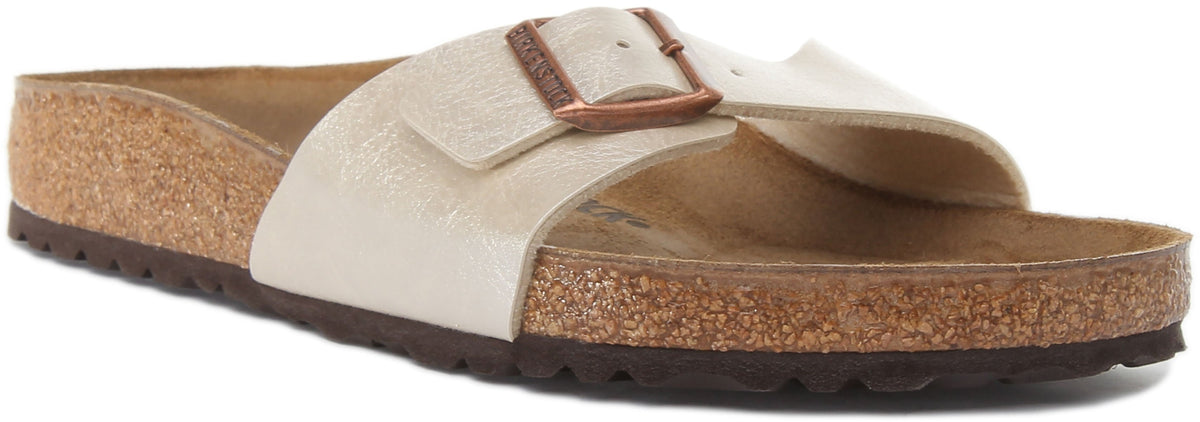 Sandalias Madrid de Birkenstock | Birko-Flor blanco para mujer