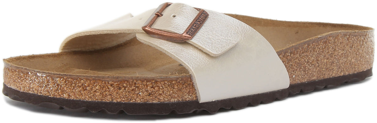 Sandalias Madrid de Birkenstock | Birko-Flor blanco para mujer