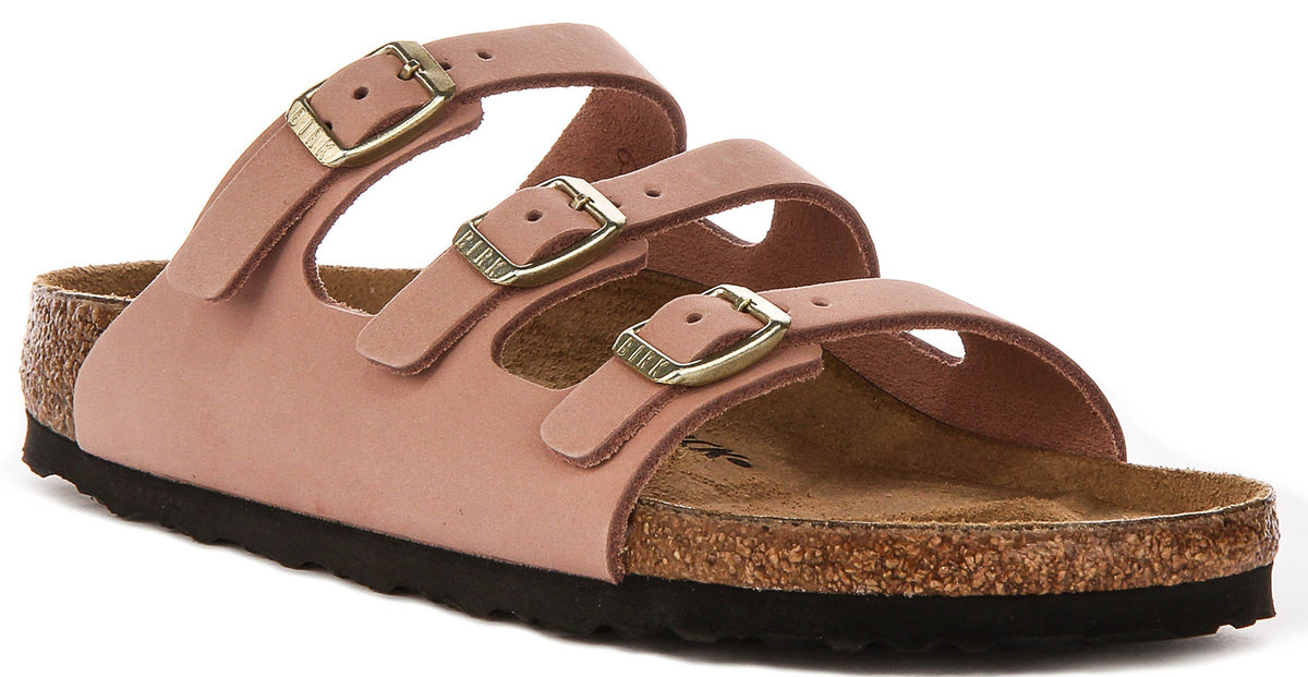 Birkenstock Florida-sandaler | rosa signaturmaterial från Birkenstock för kvinnor - smal passform