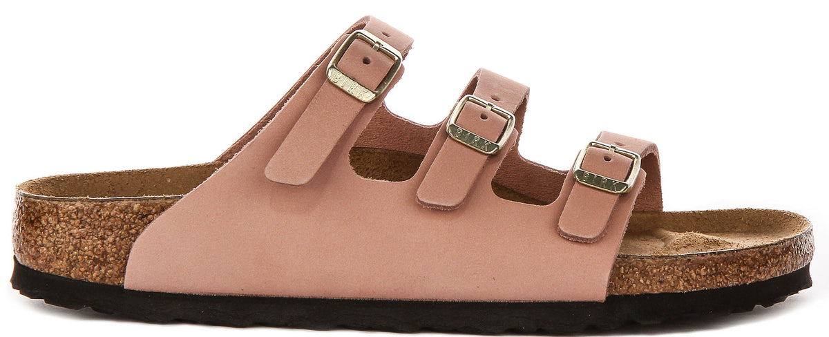 Birkenstock Florida-sandaler | rosa signaturmaterial från Birkenstock för kvinnor - smal passform