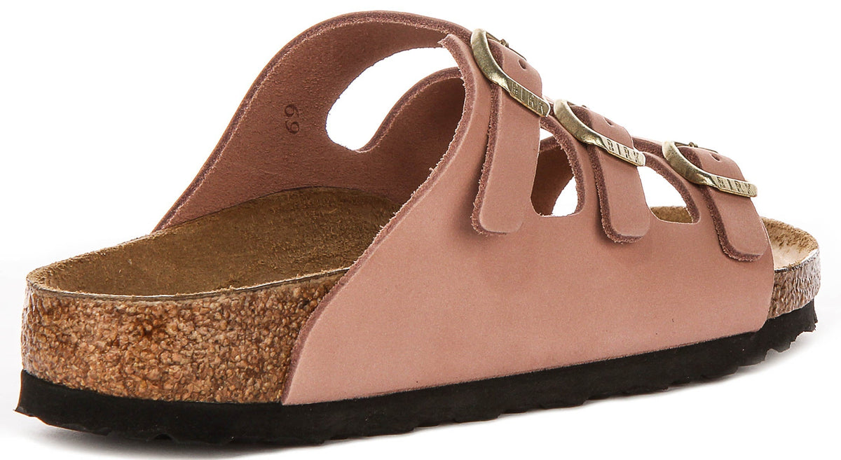 Birkenstock Florida-sandaler | rosa signaturmaterial från Birkenstock för kvinnor - smal passform
