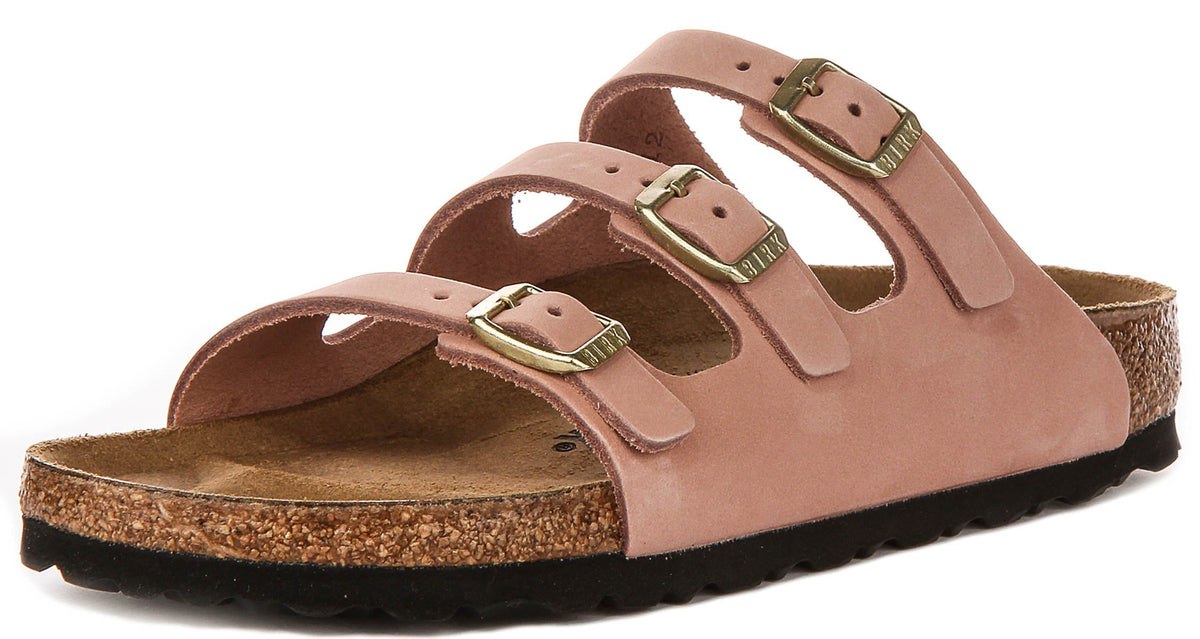 Birkenstock Florida-sandaler | rosa signaturmaterial från Birkenstock för kvinnor - smal passform