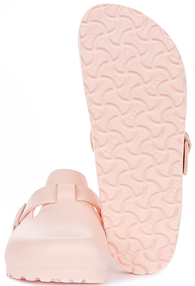 Sabots Birkenstock Boston | EVA rose pour homme et femme - coupe étroite