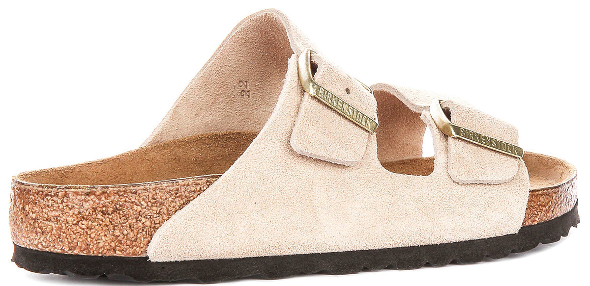 Birkenstock Arizona-sandalen | zandkleurig Birko-Flor voor dames - normale pasvorm