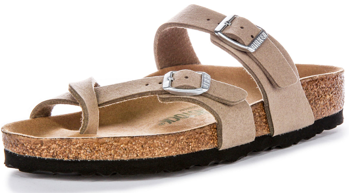Birkenstock Mayari Sandals | Birko-Flor color tortora - adatto ai vegani da uomo e donna