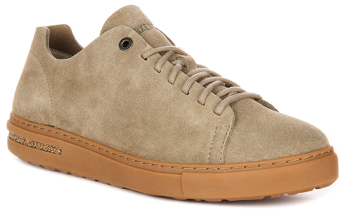 Sneakers Birkenstock Bend Low | pelle scamosciata color tortora da uomo e donna
