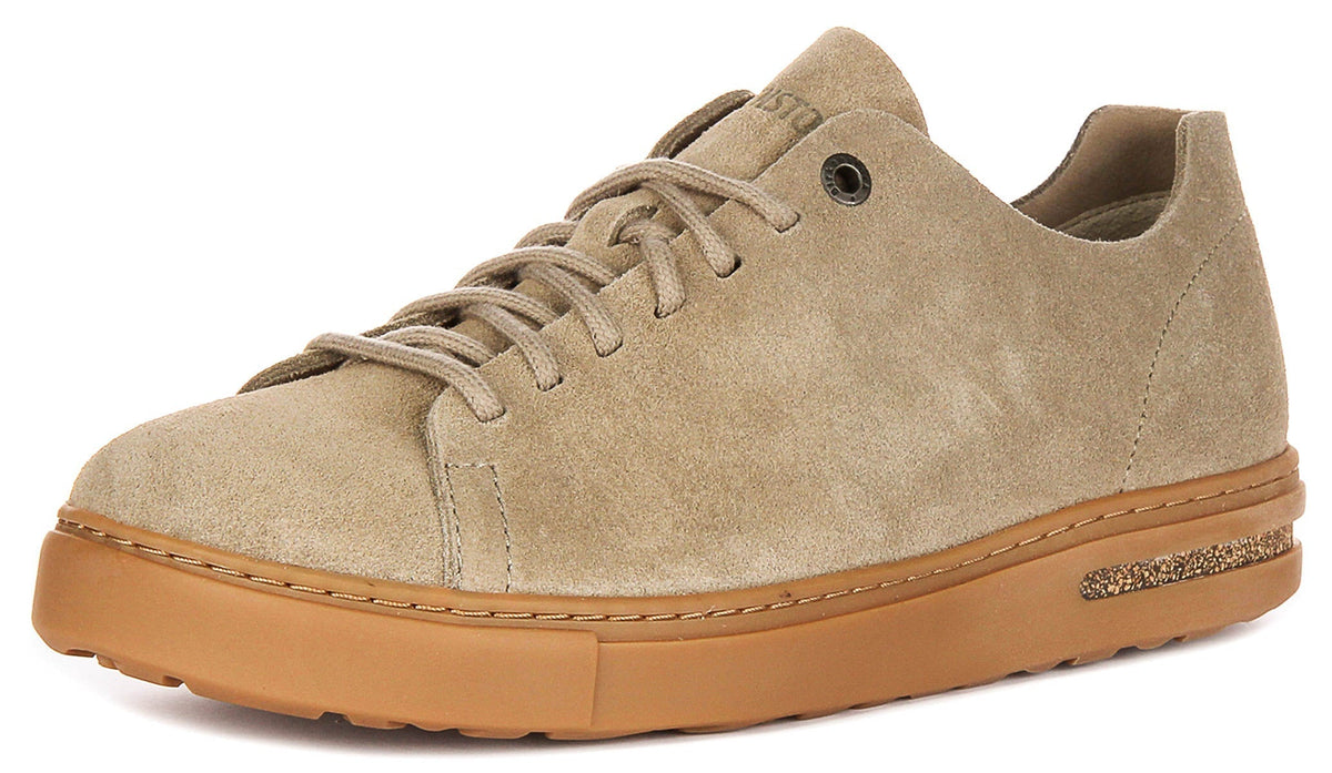 Sneakers Birkenstock Bend Low | pelle scamosciata color tortora da uomo e donna
