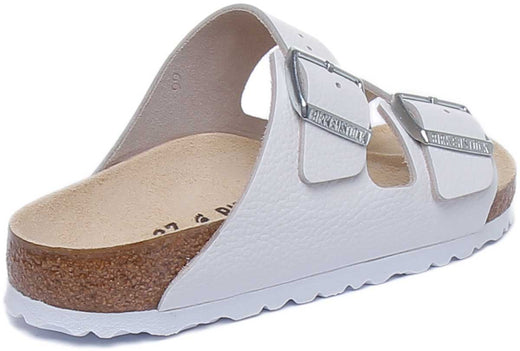 Birkenstock Arizona sandalen | wit nubuckleer voor dames