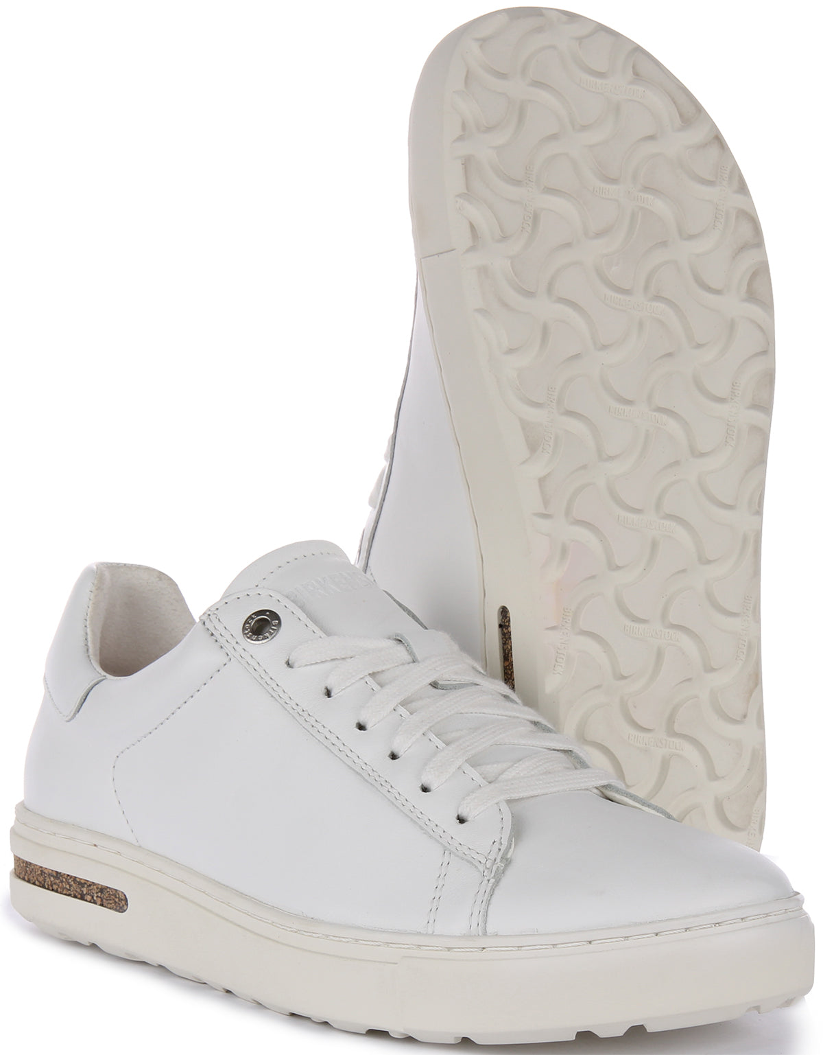 Zapatillas Birkenstock Bend Low | Material de empeine característico de Birkenstock blanco para hombres y mujeres - Ajuste regular