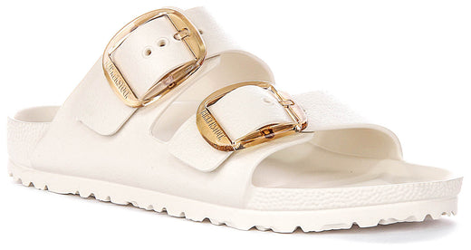 Birkenstock Arizona-sandalen | wit EVA - grote gesp voor heren en dames - smalle pasvorm