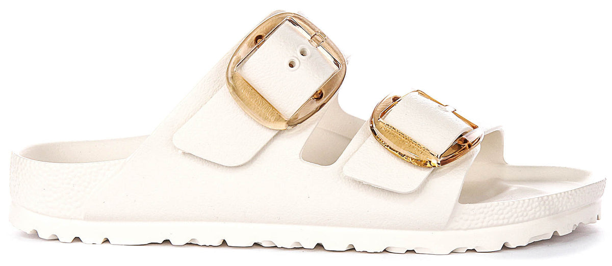 Birkenstock Arizona-sandalen | wit EVA - grote gesp voor heren en dames - smalle pasvorm