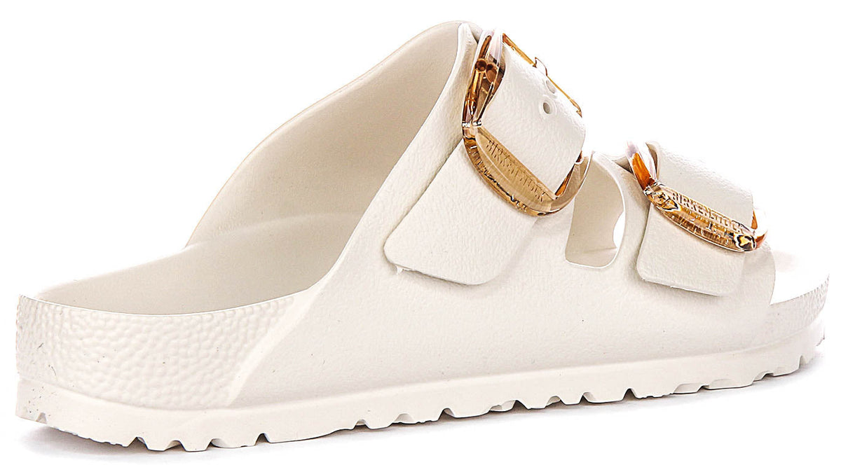 Birkenstock Arizona-sandalen | wit EVA - grote gesp voor heren en dames - smalle pasvorm