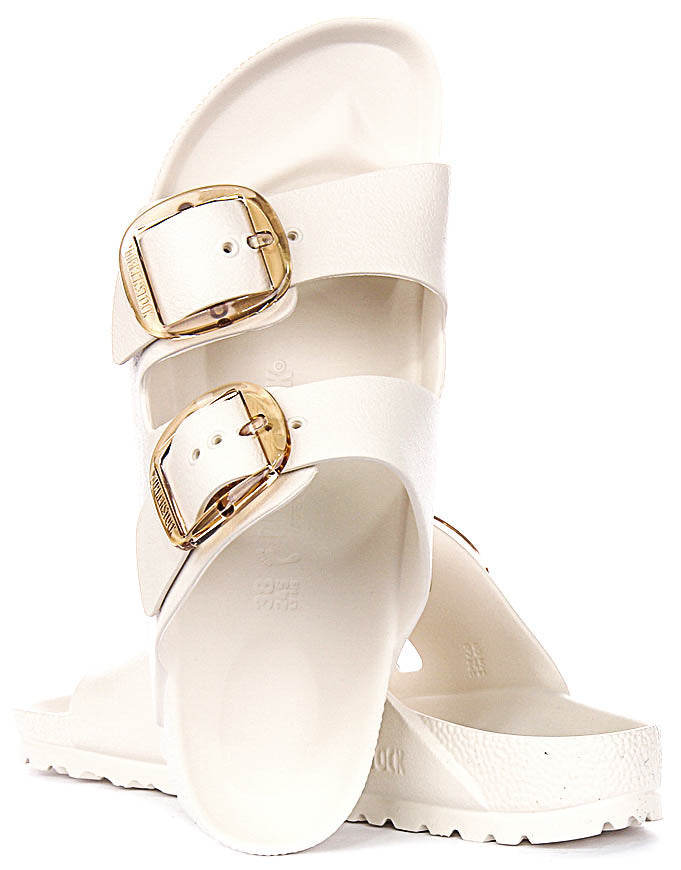 Birkenstock Arizona-sandalen | wit EVA - grote gesp voor heren en dames - smalle pasvorm