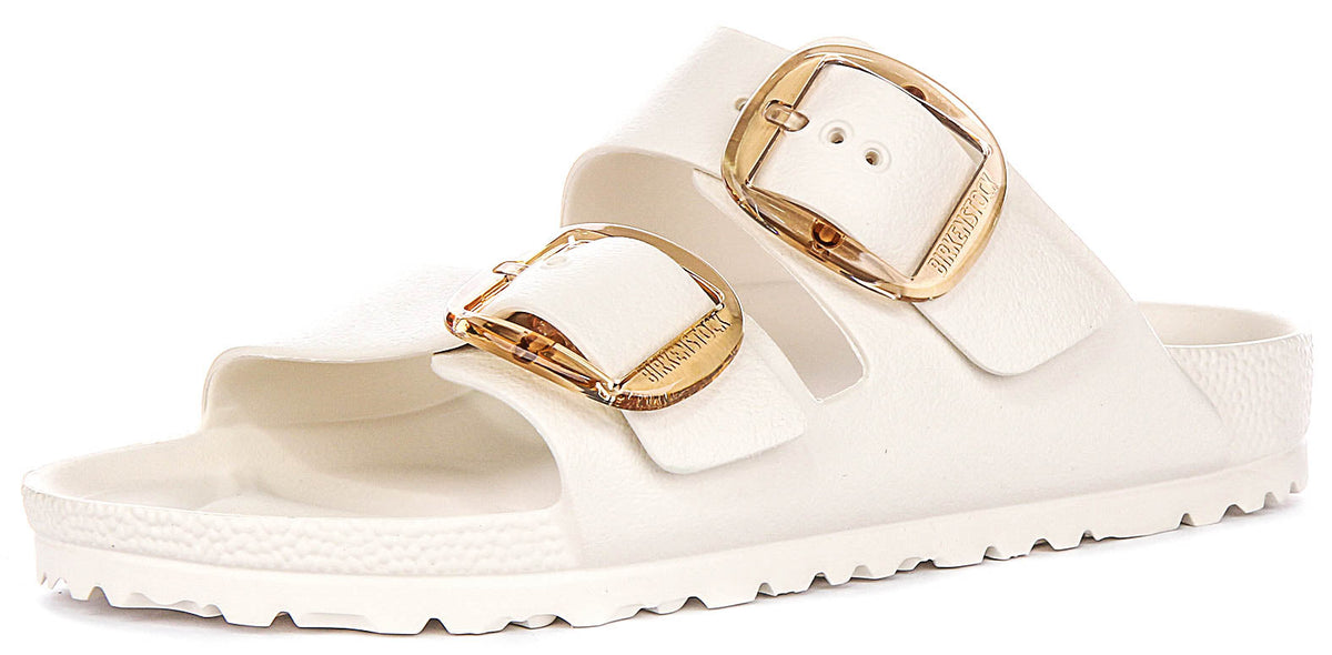 Birkenstock Arizona-sandalen | wit EVA - grote gesp voor heren en dames - smalle pasvorm