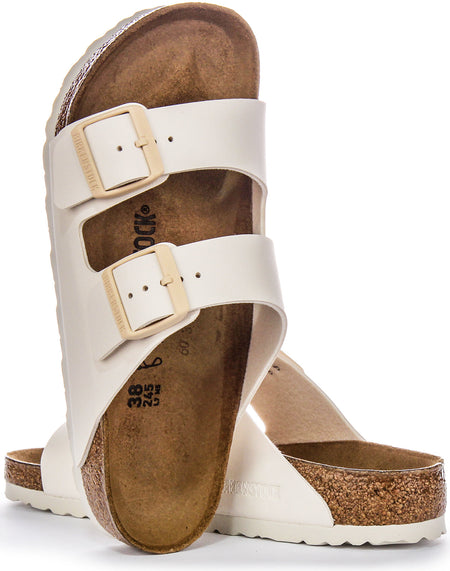 Sandales Birkenstock Arizona | Birko-Flor beige pour femmes
