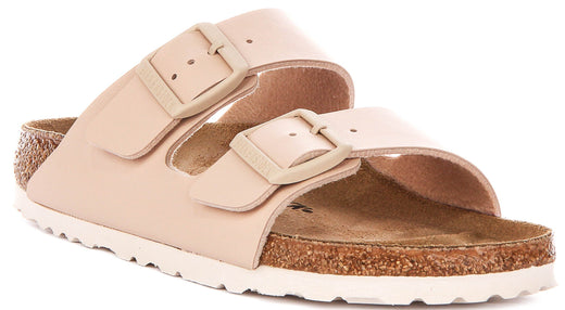 Sandali Birkenstock Arizona | Birko-Flor beige da donna - Calzata stretta