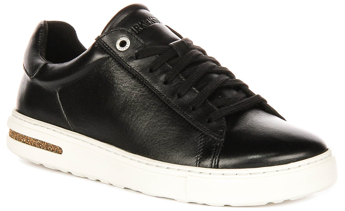 Zapatillas Birkenstock Bend Low | Piel auténtica negra para hombres y mujeres - Ajuste regular