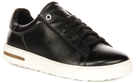 Zapatillas Birkenstock Bend Low | Piel auténtica negra para hombres y mujeres - Ajuste regular