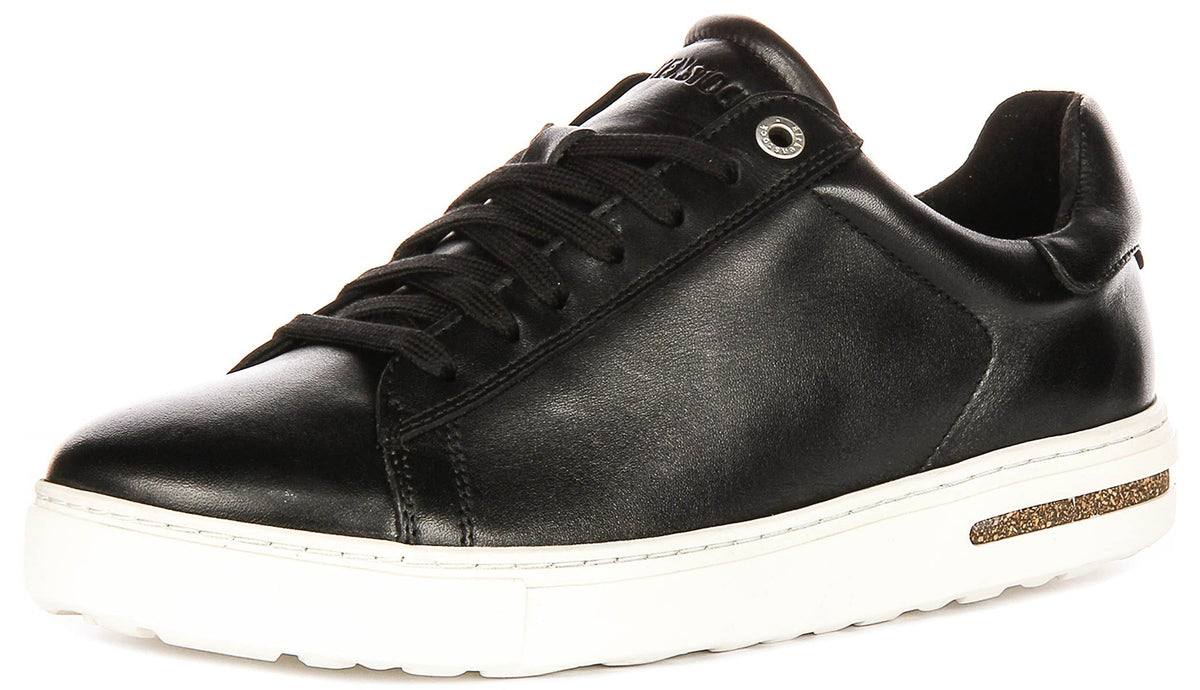 Zapatillas Birkenstock Bend Low | Piel auténtica negra para hombres y mujeres - Ajuste regular