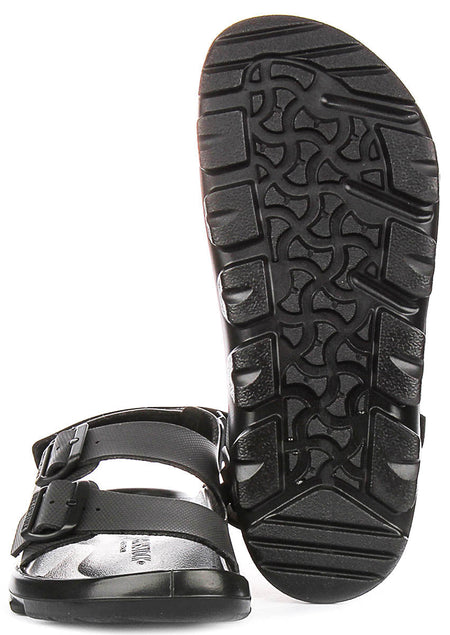 Scarpe da trekking Birkenstock Mogami Terra | pelle nera autentica da uomo - calzata regolare
