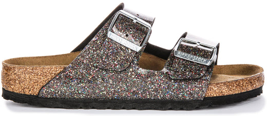 Sandali Birkenstock Arizona | Birko-Flor nero - Multicolore per bambini