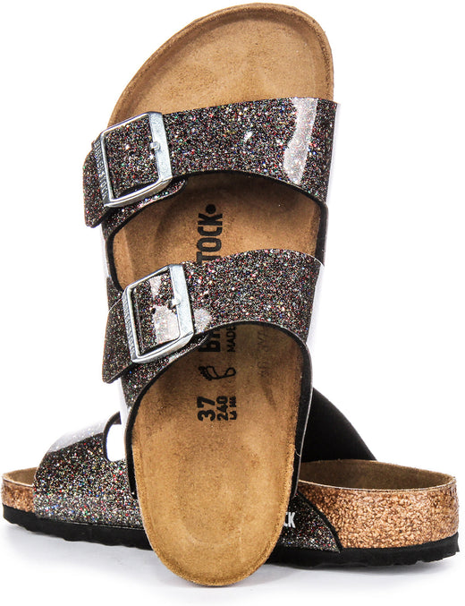 Sandali Birkenstock Arizona | Birko-Flor nero - Multicolore per bambini