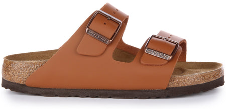 Sandales Birkenstock Arizona | cuir véritable marron pour hommes et femmes